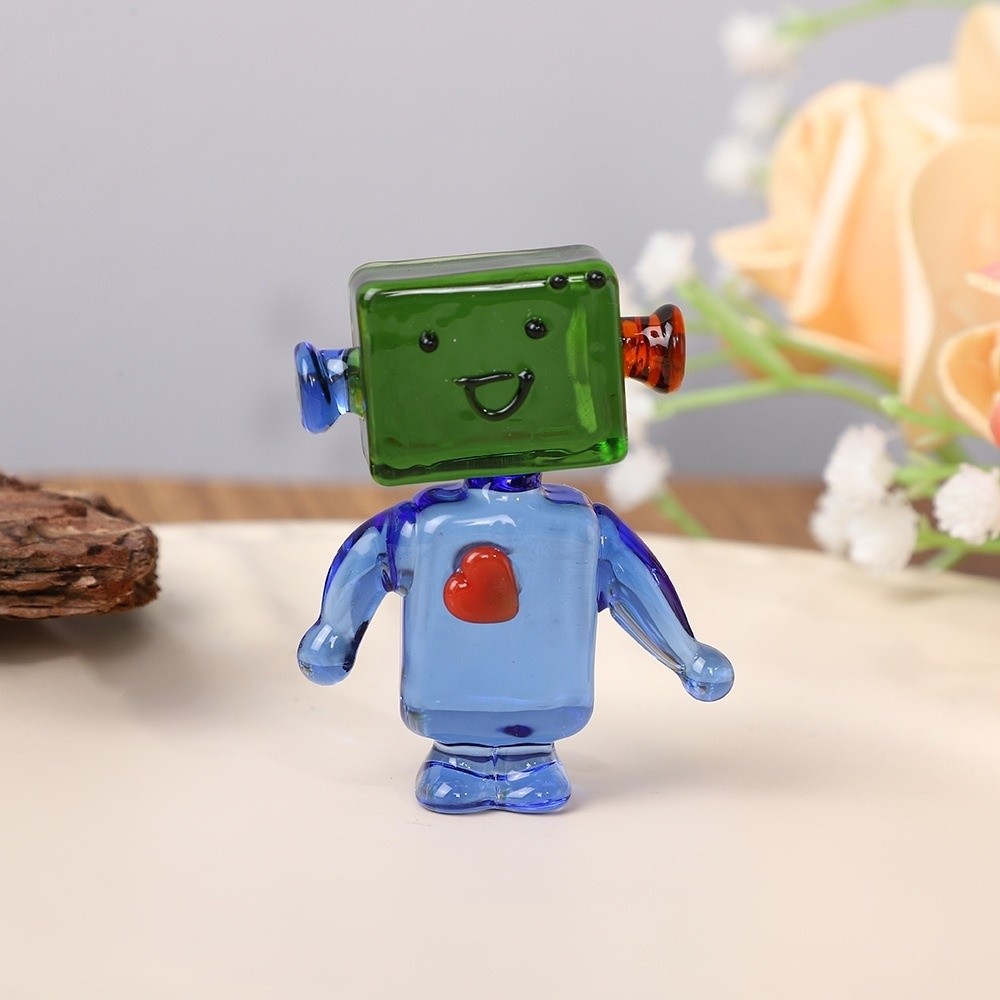 Unique Colorful Face Robot Orn - огляд і ціна Art Craft Robot
