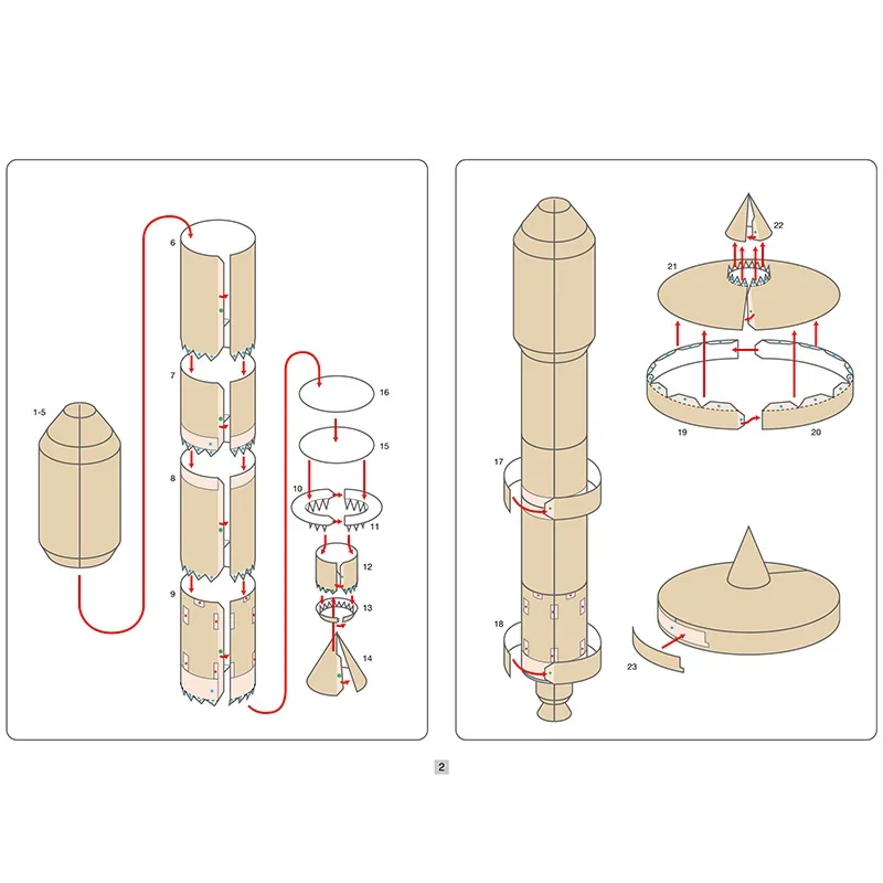 Japan H-2A Rocket Space Origam - огляд і ціна Art And Craft Rocket