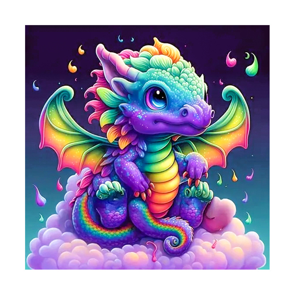 Cute Rainbow Baby Dragon Diamo - огляд і ціна Art Craft Rainbow